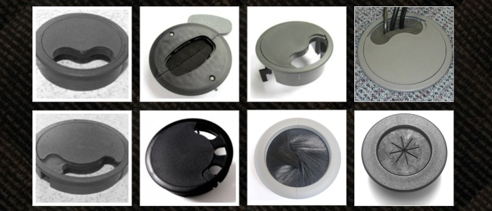 Kabeluitgang voor bueau en zwevende vloer