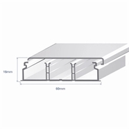 Moulure 60x16 mm - Boîte de 50 mètres  : cliquez sur l’image pour voir les détails du produit