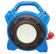 Enrouleur de câble 20M avec projecteur+2 prises NF : cliquez sur l’image pour voir les détails du produit