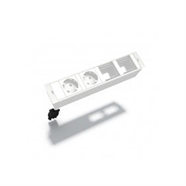 MBOX 2 NF stopcontacten + 2 lege plaatsen 45x45 : Klik op de afbeelding om de productdetails te bekijken