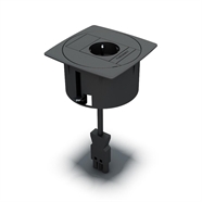 UNIT NF stopcontact + blindplaat  : Klik op de afbeelding om de productdetails te bekijken