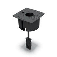 UNIT NF stopcontact + houder voor 1 RJ45 : Klik op de afbeelding om de productdetails te bekijken