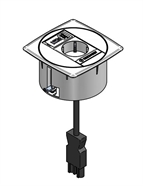 UNIT stopcontact SCHUKO + USB lader 5V/2A : Klik op de afbeelding om de productdetails te bekijken