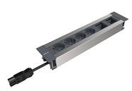 INTRO 2.0 4 SCHUKO stopcontacten + 2 lege modules : Klik op de afbeelding om de productdetails te bekijken