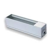 ALU uitrustbaar voedingsblok voor 4 modules 45x45 : Klik op de afbeelding om de productdetails te bekijken