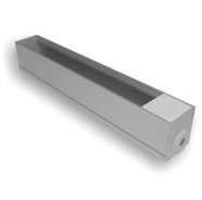 ALU uitrustbaar voedingsblok voor 9 modules 45x45 : Klik op de afbeelding om de productdetails te bekijken