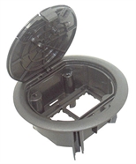 Boîte de sol VIDE pour 2 modules 45x45 mm : cliquez sur l’image pour voir les détails du produit