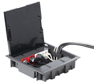 Boîte de sol à équiper pour 8 modules 45x45 mm : cliquez sur l’image pour voir les détails du produit