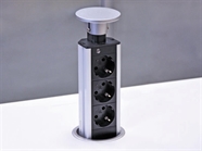 NETBOX MOVE 3 prises NF couleur ALUMINIUM : cliquez sur l’image pour voir les détails du produit