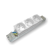 Prise NF TRIPLE 10-16A 250V : cliquez sur l’image pour voir les détails du produit