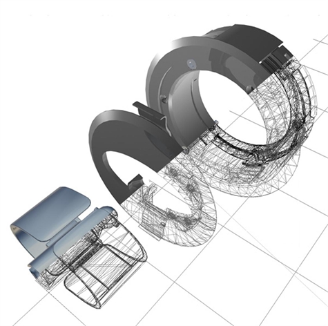 Sortie de câble de sol