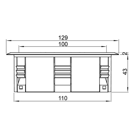 Sortie de câble de sol