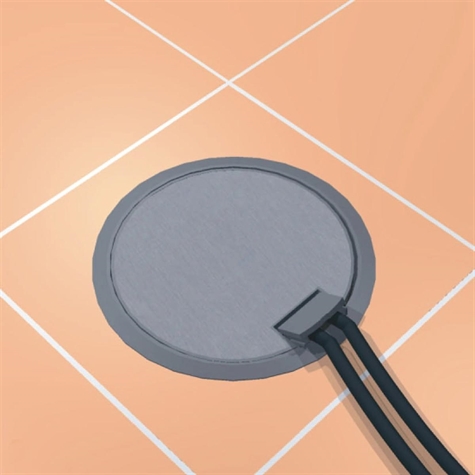 Ronde inbouwvloerdoos LEEG uitrustbaar