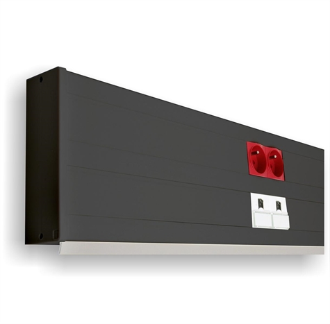 Goulotte murale PVC 160x54 CLIPSAGE 45 Lg.2M