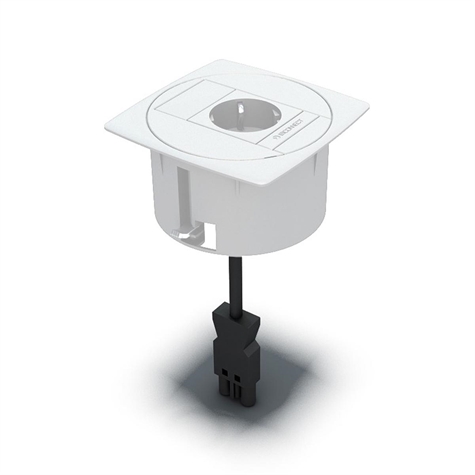 UNIT stopcontact SCHUKO + blindplaat 