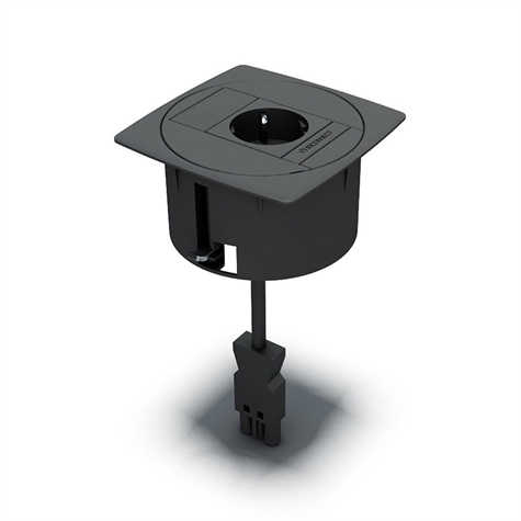 UNIT stopcontact SCHUKO + blindplaat 