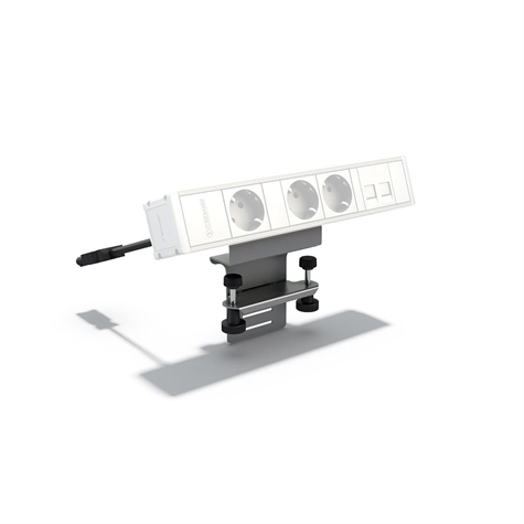 CUBO 3 prises NF+support pour 2RJ45+support bureau