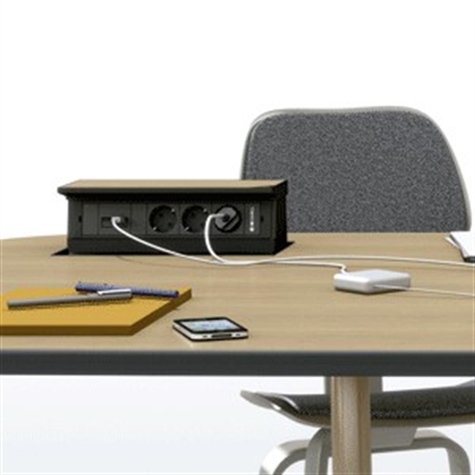 TOP 3 stopcontacten SCHUKO + 2 RJ45 UTP Cat.6