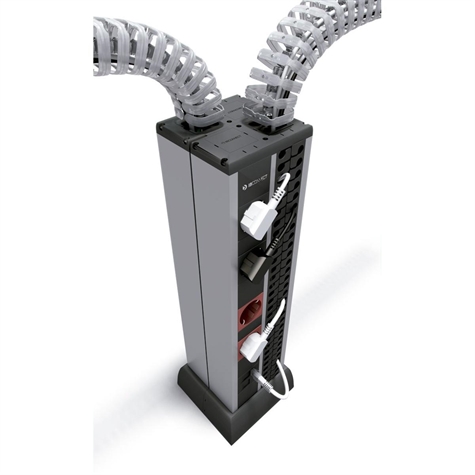 DUPLO 4 prises NF + support pour 2 RJ45