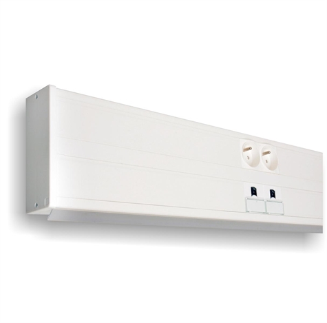 Goulotte murale PVC 130x54 CLIPSAGE 45 Lg.2M