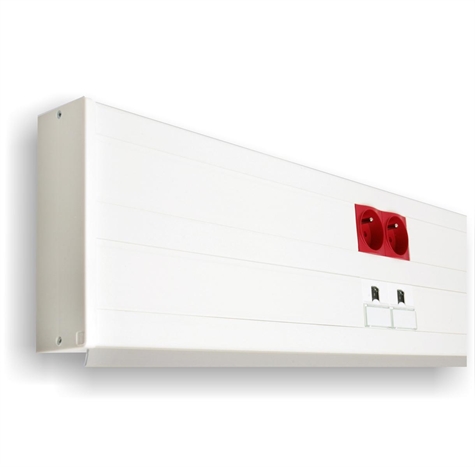 Goulotte murale PVC 160x54 CLIPSAGE 45 Lg.2M