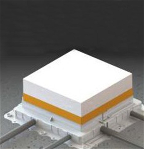 Polystyreen blok voor vloerdoos 4 modules