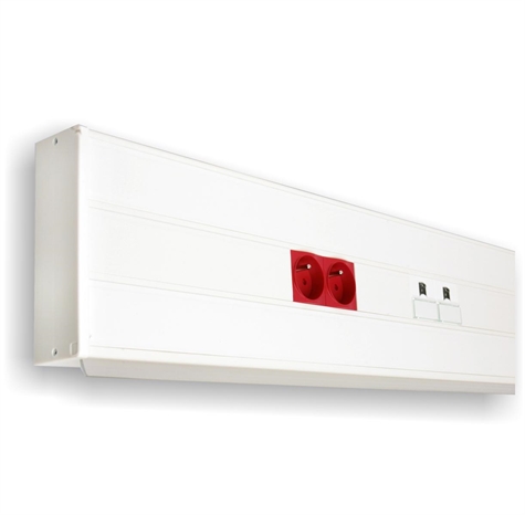 Goulotte murale PVC 160x54 CLIPSAGE 45 Lg.2M