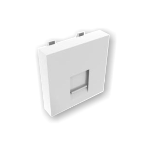 Support PLAT pour 1 RJ45 - 45x45 mm