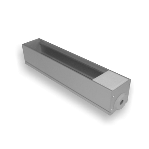 Bloc nourrice ALU à équiper pour 6 modules 45x45