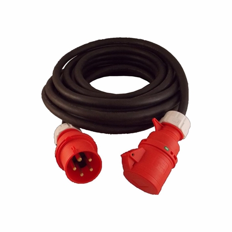 Rallonge 32A 400V H07RNF-5G4 Lg.10 M