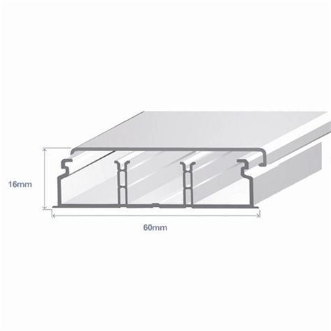 Lijst 60x16 mm - Doos 50 meter