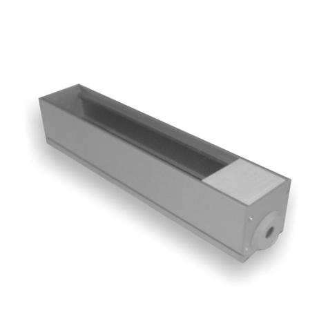 ALU uitrustbaar voedingsblok voor 8 modules 45x45