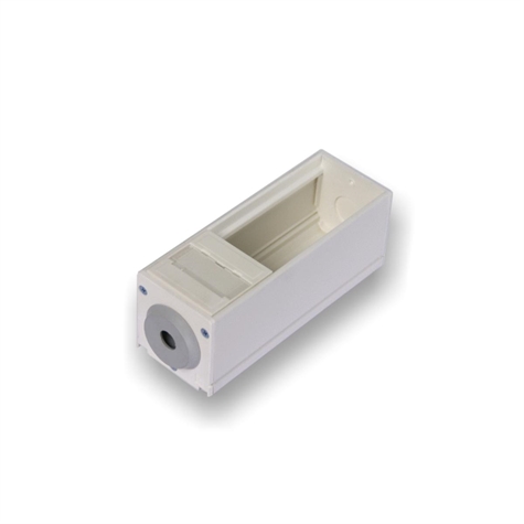 Bloc nourrice PVC à équiper pour 6 modules 45x45