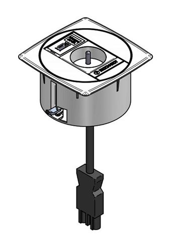 UNIT prise NF + chargeur USB 5V/2A 