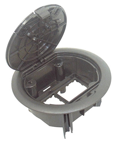 Boîte de sol VIDE pour 2 modules 45x45 mm