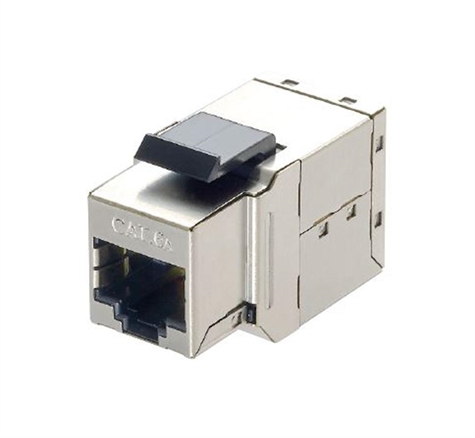Coupleur Cat6A STP femelle/femelle Keystone blindé