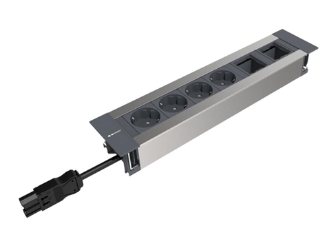 INTRO 2.0 4 SCHUKO stopcontacten + 2 lege modules