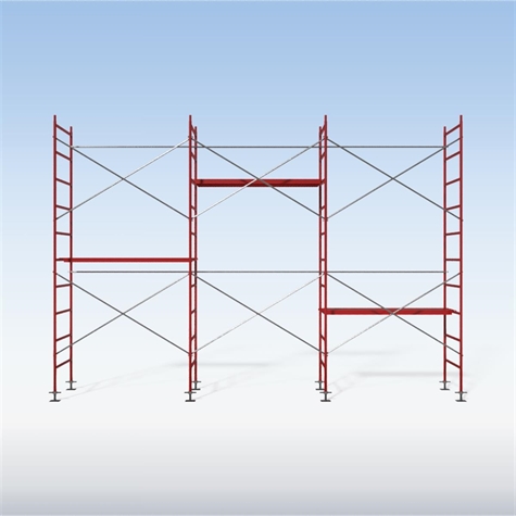 Echafaudage maçon 28 m²