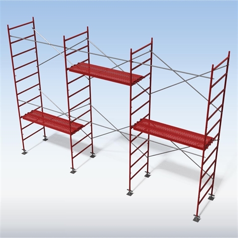 Echafaudage maçon 28 m²