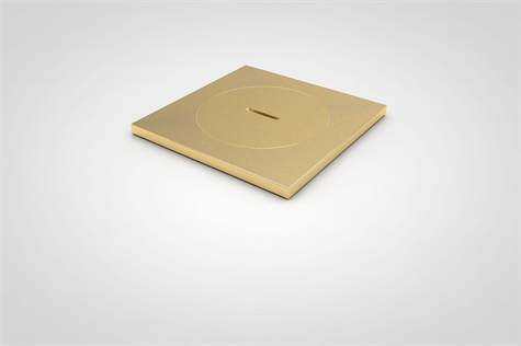 DEKSEL STANDAARD MESSING  VOOR 1 MODULE 45x45