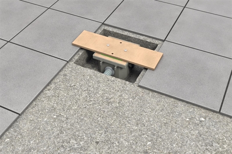 Leeg inbouwkuip voor IP67 vloerstopcontact