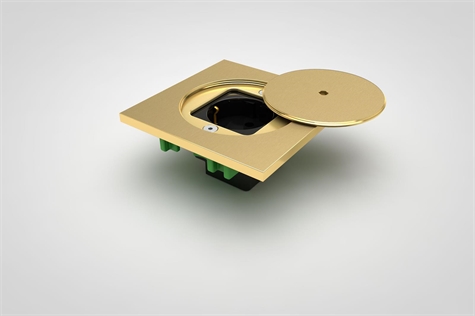 DEKSEL VR INBUS SLEUTEL MESSING MET STOPCONTACT NF