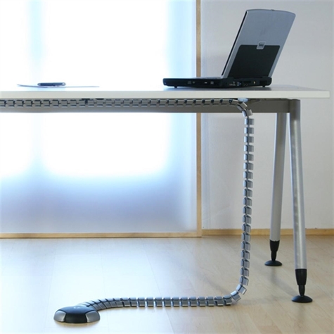 Guidage de câbles plat pour le sol 