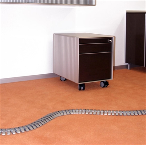 Platte kabelbegeleiding voor de vloer 