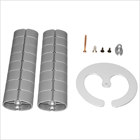 Aangepaste kabelbegeleiding voor bureau