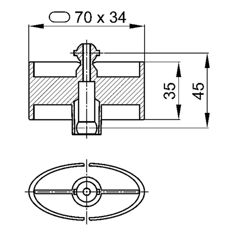 Verlenging voor kabelbegeleiding 