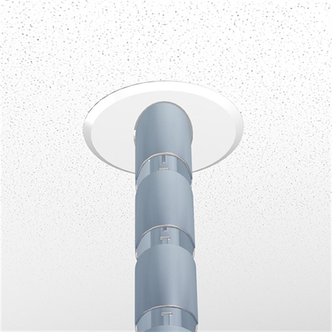 Plaque pour fixation sur dalle de plafond