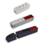 Blocs nourrices CLIP45 Alu anodisé & PVC