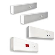 Goulottes PVC double paroi CLIP45 RAL 9010